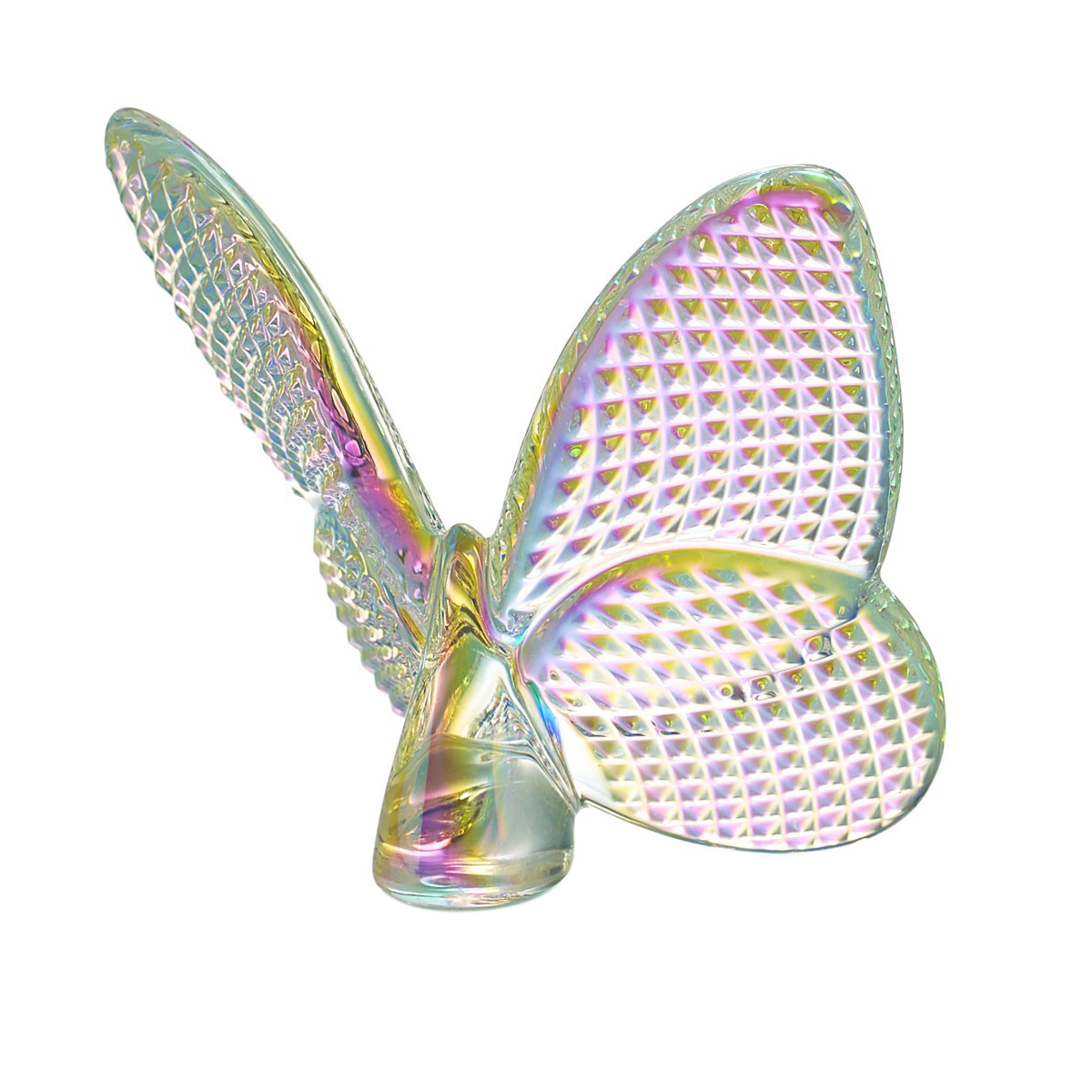 Baccarat Papillon Lucky Diamont Iridescent Butterfly