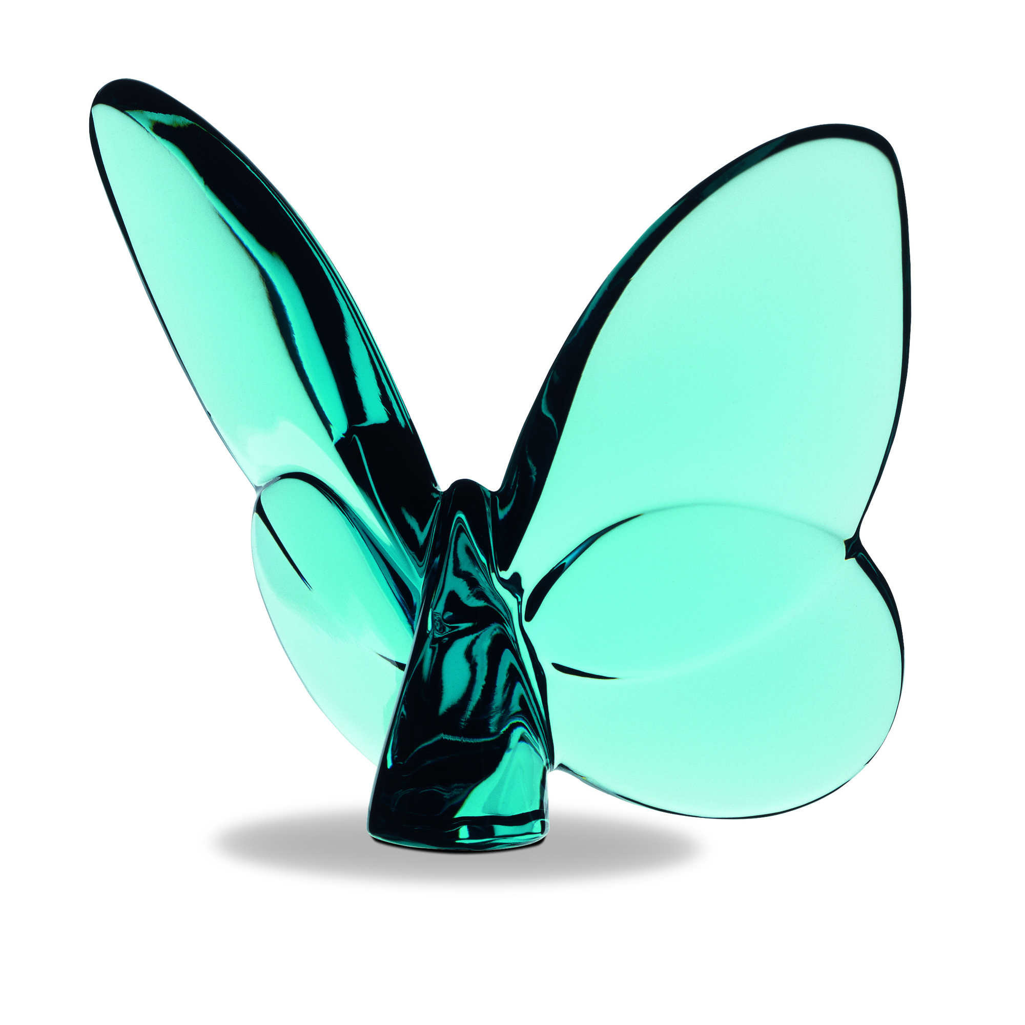 Baccarat Papillon Lucky Turquoise Blue Butterfly