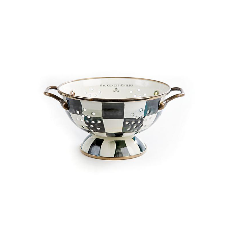 MacKenzie-Childs Courtly Check Colander