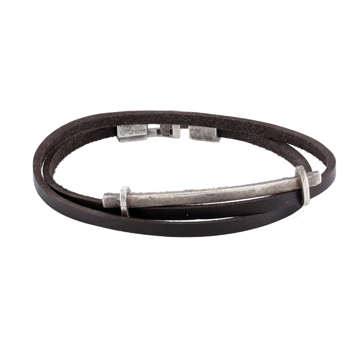 Zadeh New York San Remo Small Double Wrap Bar Bracelet