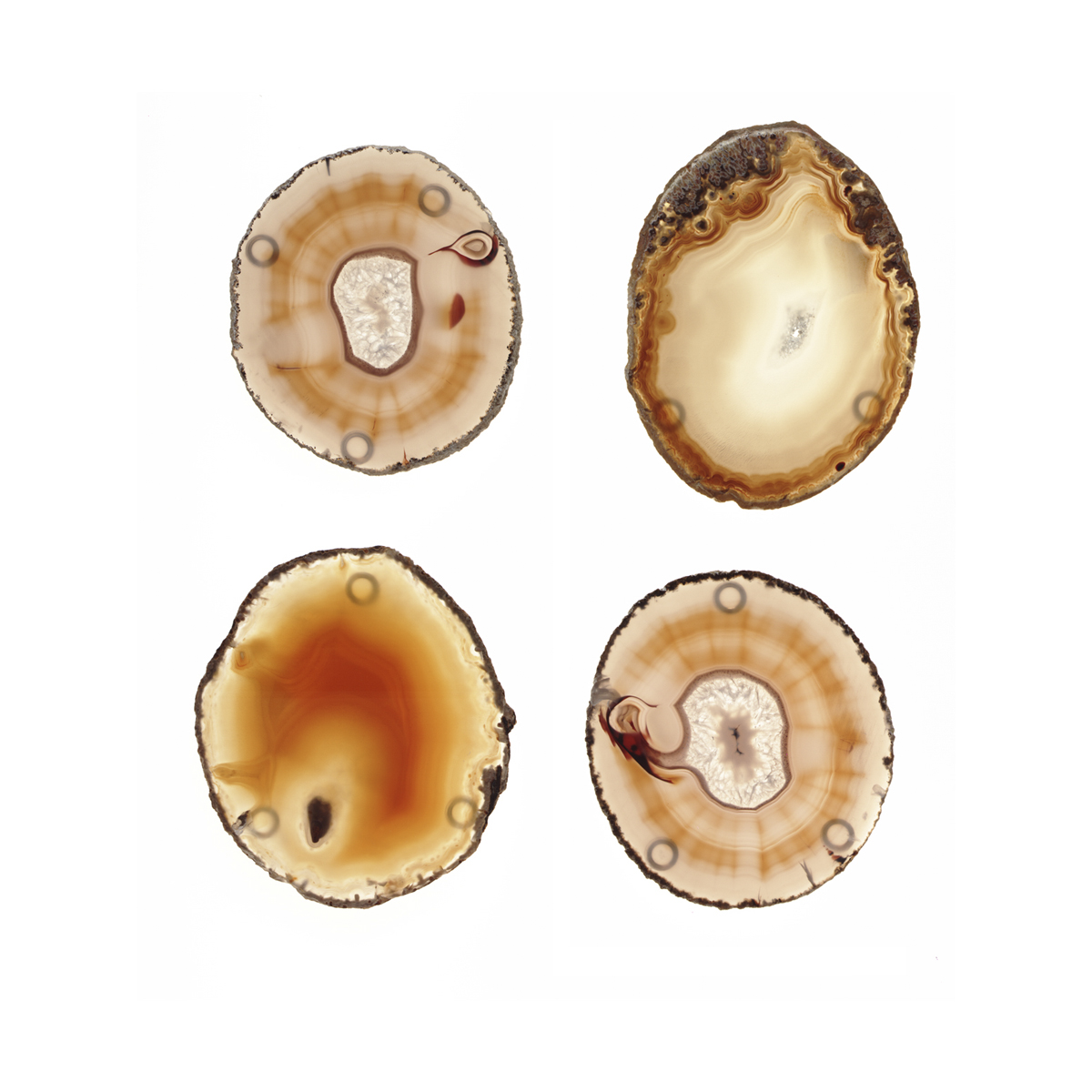 ANNA New York Pedra Natural Agate Coasters