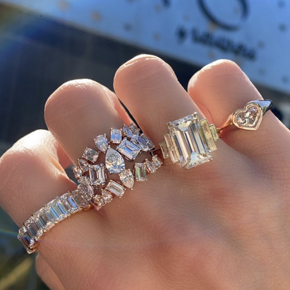 A Gorgeous Sunday Of Rings For Each Finger