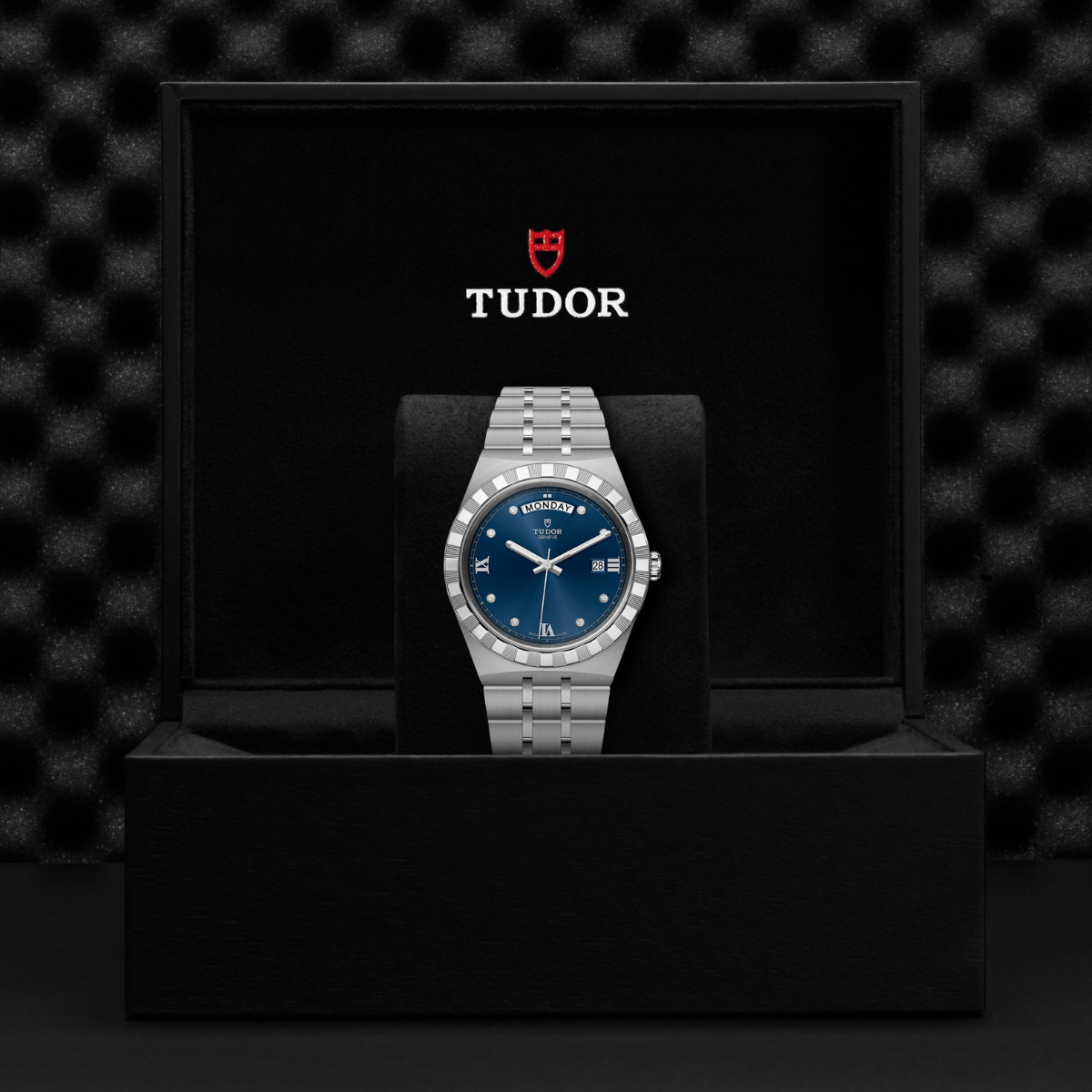 TUDOR Royal Day Date Diamond Blue Dial