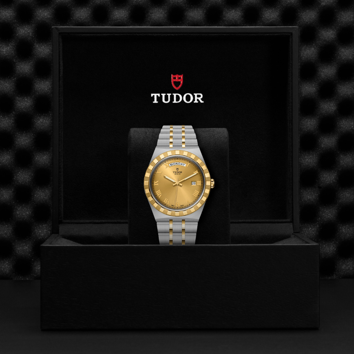 TUDOR Royal Day Date Champagne Roman Dial