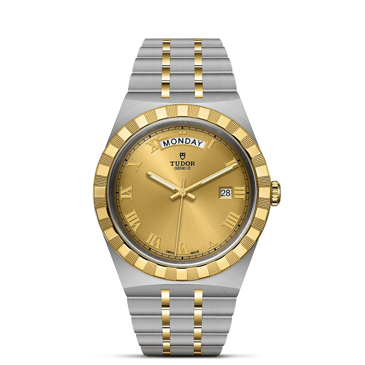 TUDOR Royal Day Date Champagne Roman Dial