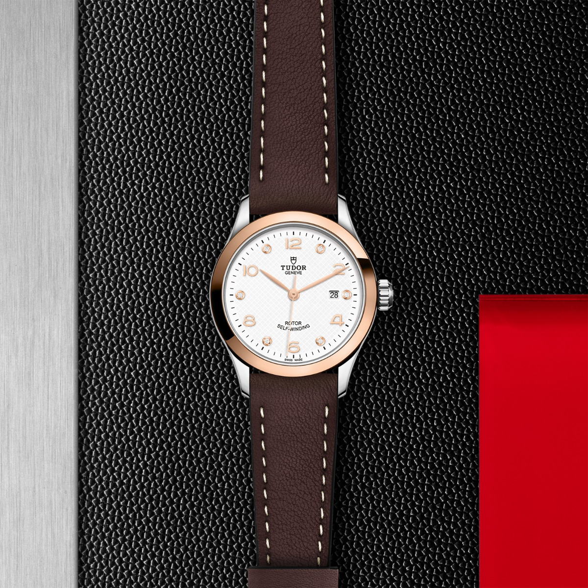 TUDOR 1926 Diamond Dial Leather Strap