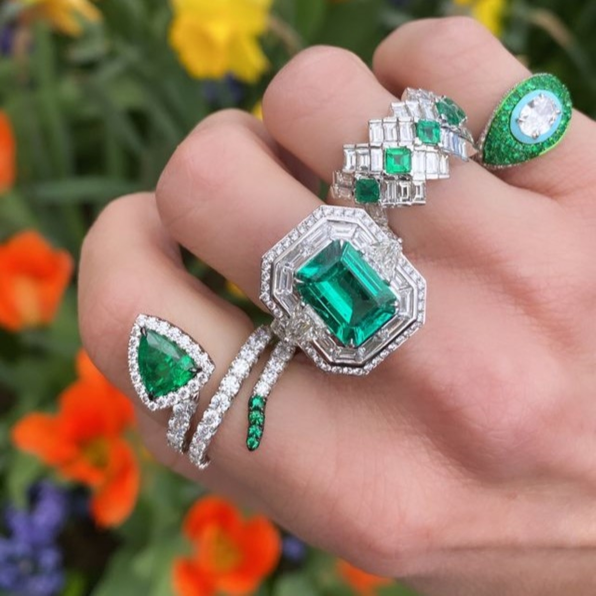 Emeralds In Full Bloom