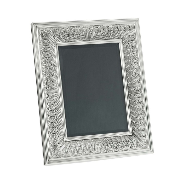 Buccellati Linenfold 3x5 Sterling Silver Frame