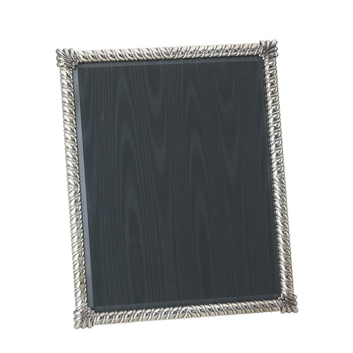 Buccellati Silver 4x6 Narrow Band Frame